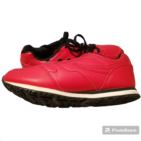 FILA Tennis Shoes, Red with Black Lace's. Lots of Life Left in these Babies! EUC - Picture 10 of 13